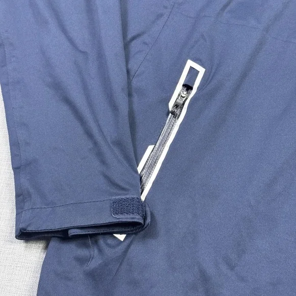 Sunice Srixon Golf Jacket Mens L Blue Windbreaker Zephal Waterproof Full Zip